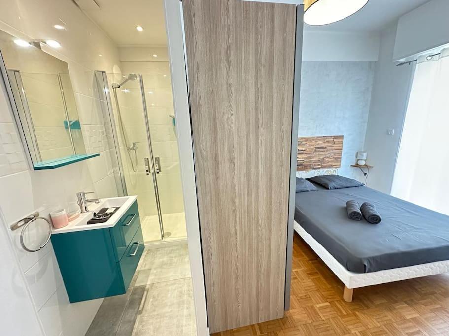Appartement Avec 4 Chambres Doubles - Proche De La Mer, Des Transports Et De La Promenade Des Anglais Nizza Exterior foto
