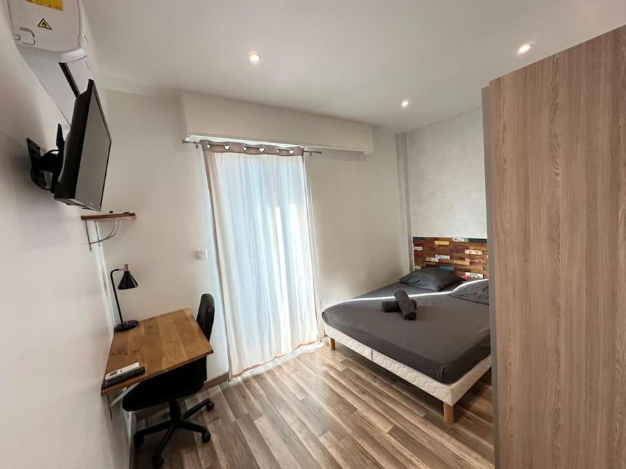 Appartement Avec 4 Chambres Doubles - Proche De La Mer, Des Transports Et De La Promenade Des Anglais Nizza Exterior foto