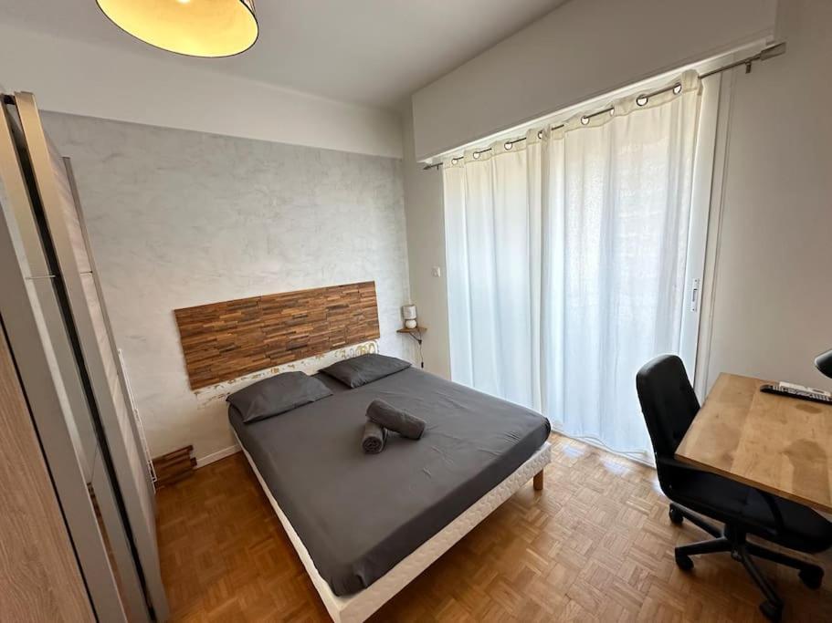 Appartement Avec 4 Chambres Doubles - Proche De La Mer, Des Transports Et De La Promenade Des Anglais Nizza Exterior foto
