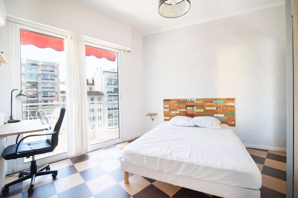 Appartement Avec 4 Chambres Doubles - Proche De La Mer, Des Transports Et De La Promenade Des Anglais Nizza Exterior foto