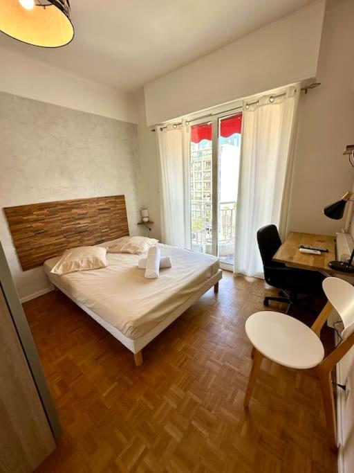 Appartement Avec 4 Chambres Doubles - Proche De La Mer, Des Transports Et De La Promenade Des Anglais Nizza Exterior foto
